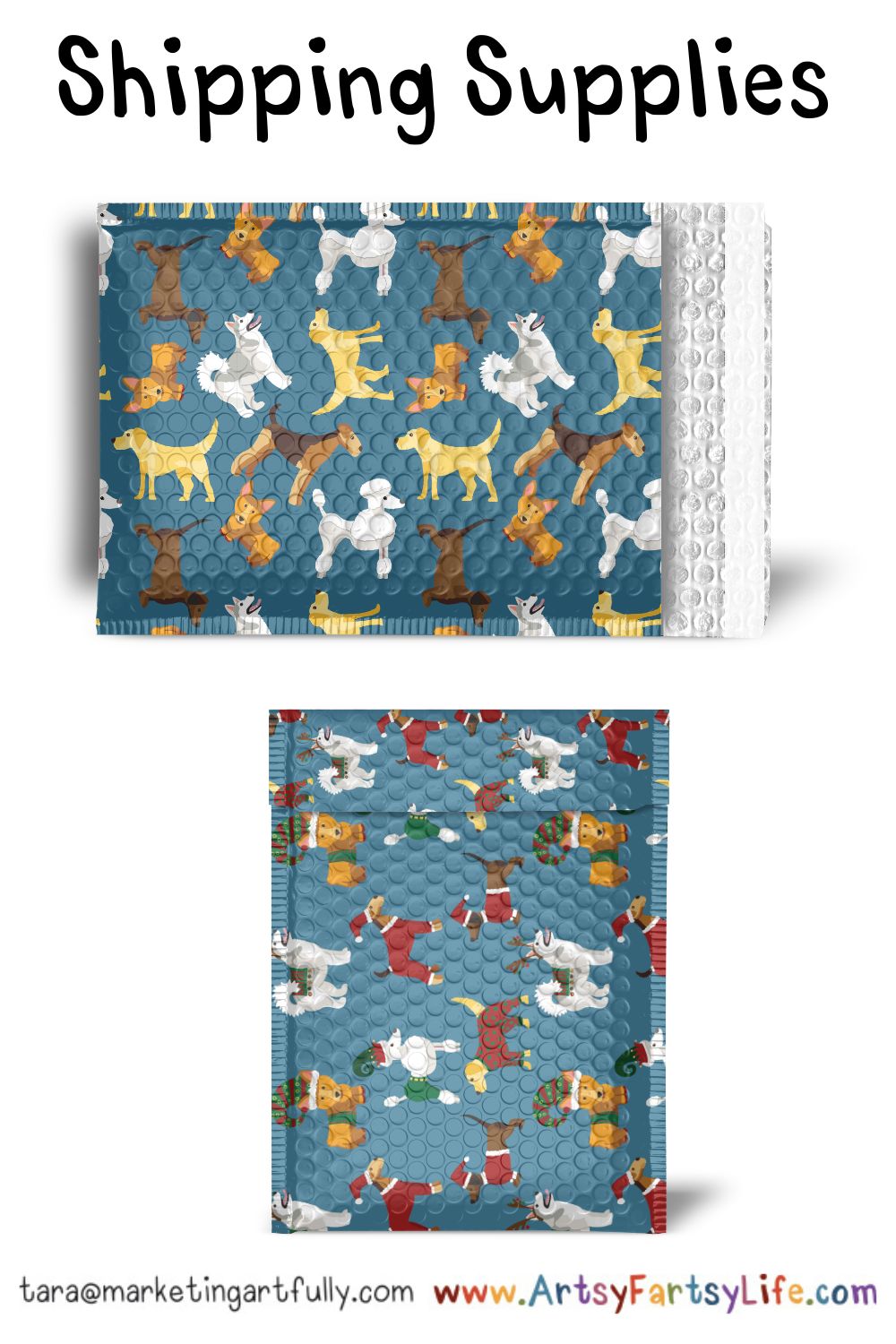 Everyday Dogs 1 Surface Design For Shipping Supplies