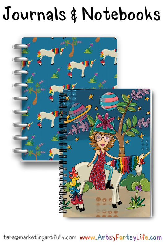 Unicorn Surface Design for Journals or Notebooks