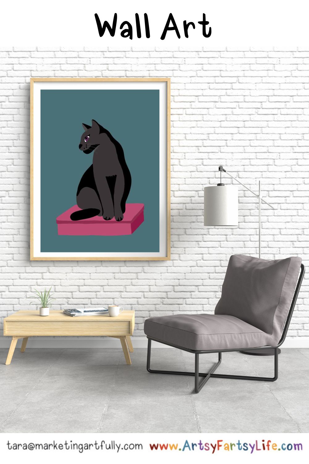 Everyday Cats 1 Surface Design For Wall Art